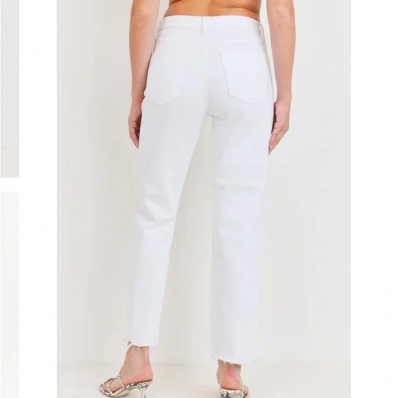 Just Black Denim White Women's Jeans - Picture 3 of 6